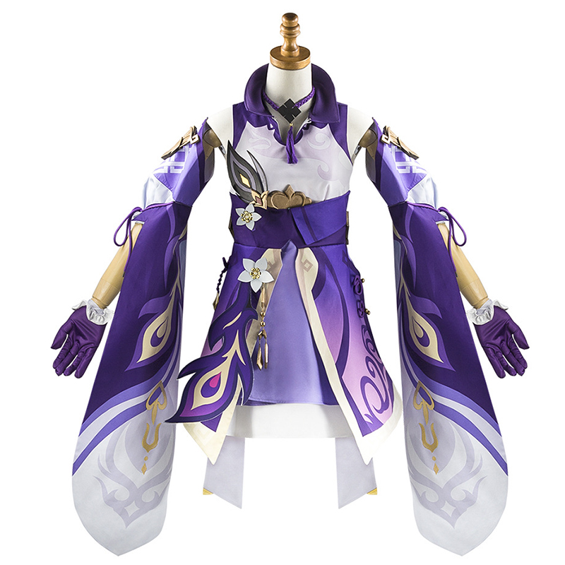 Genshin Impact Keqing Cosplay  - Anime Cosplay Jumpsuit recension och pris
