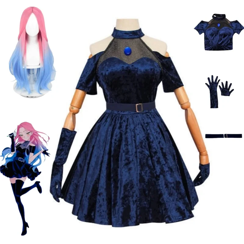 2026 Mizi Cosplay Costume Anim - Anime Cosplay Blue Hair recension och pris