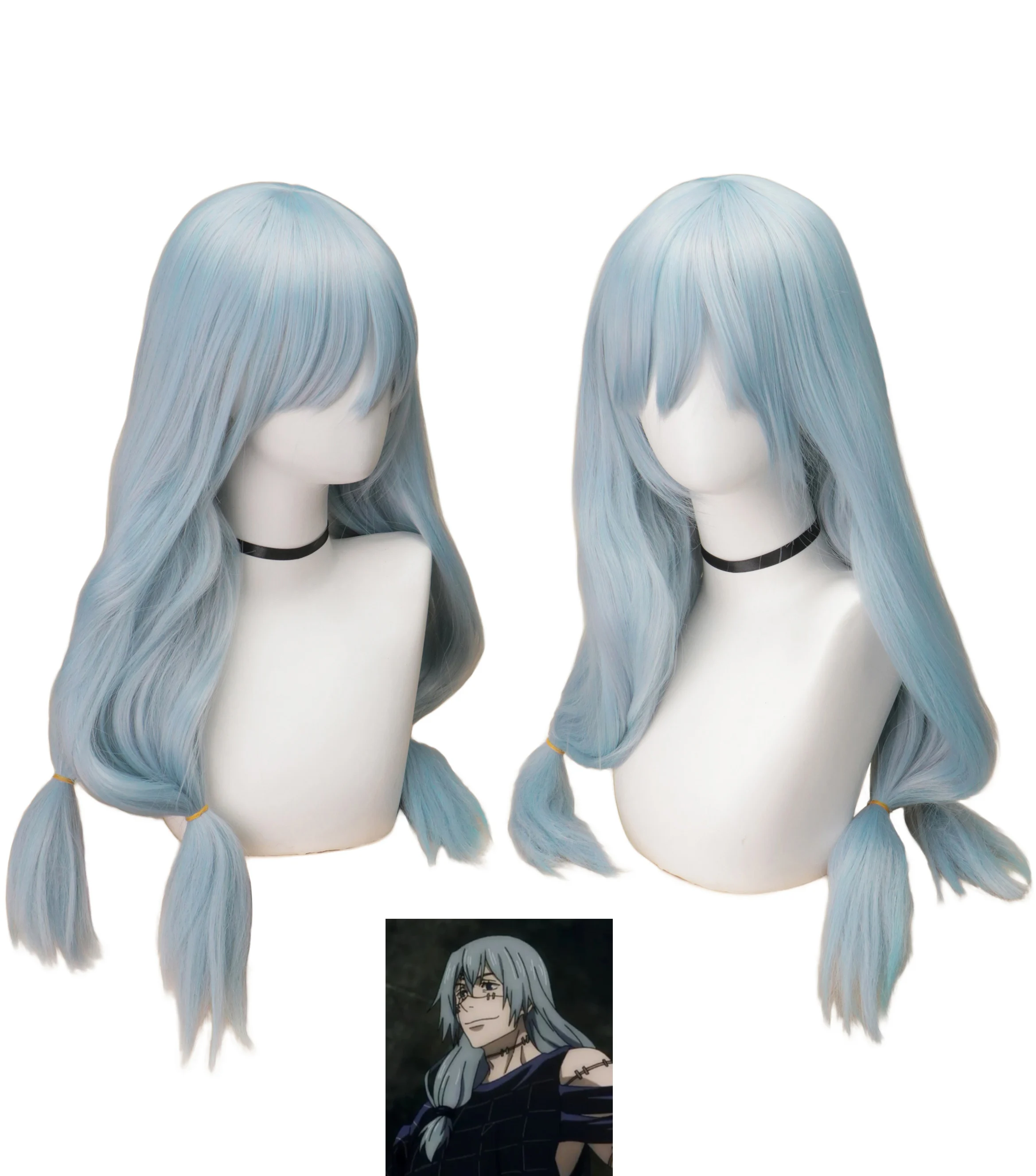 Anime Mahito Cosplay Jujutsu K - Anime Cosplay Blue Hair recension och pris