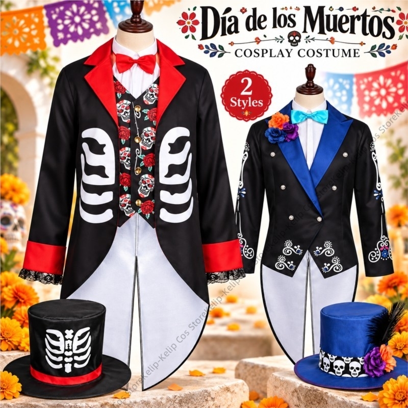 Día de los Muertos Couple Cosp - Anime Cosplay Couple recension och pris