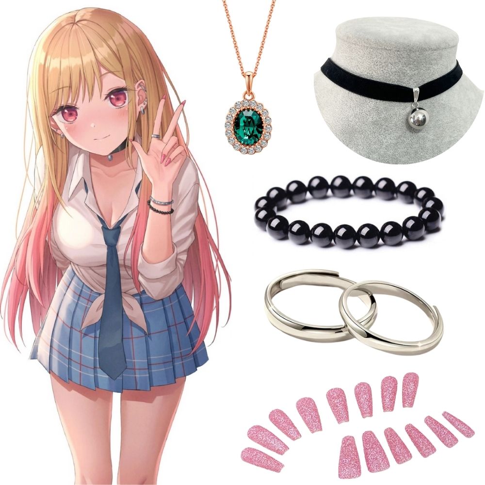 Kitagawa Marin Earrings Neckla - Kitagawa Anime Cosplay recension och pris